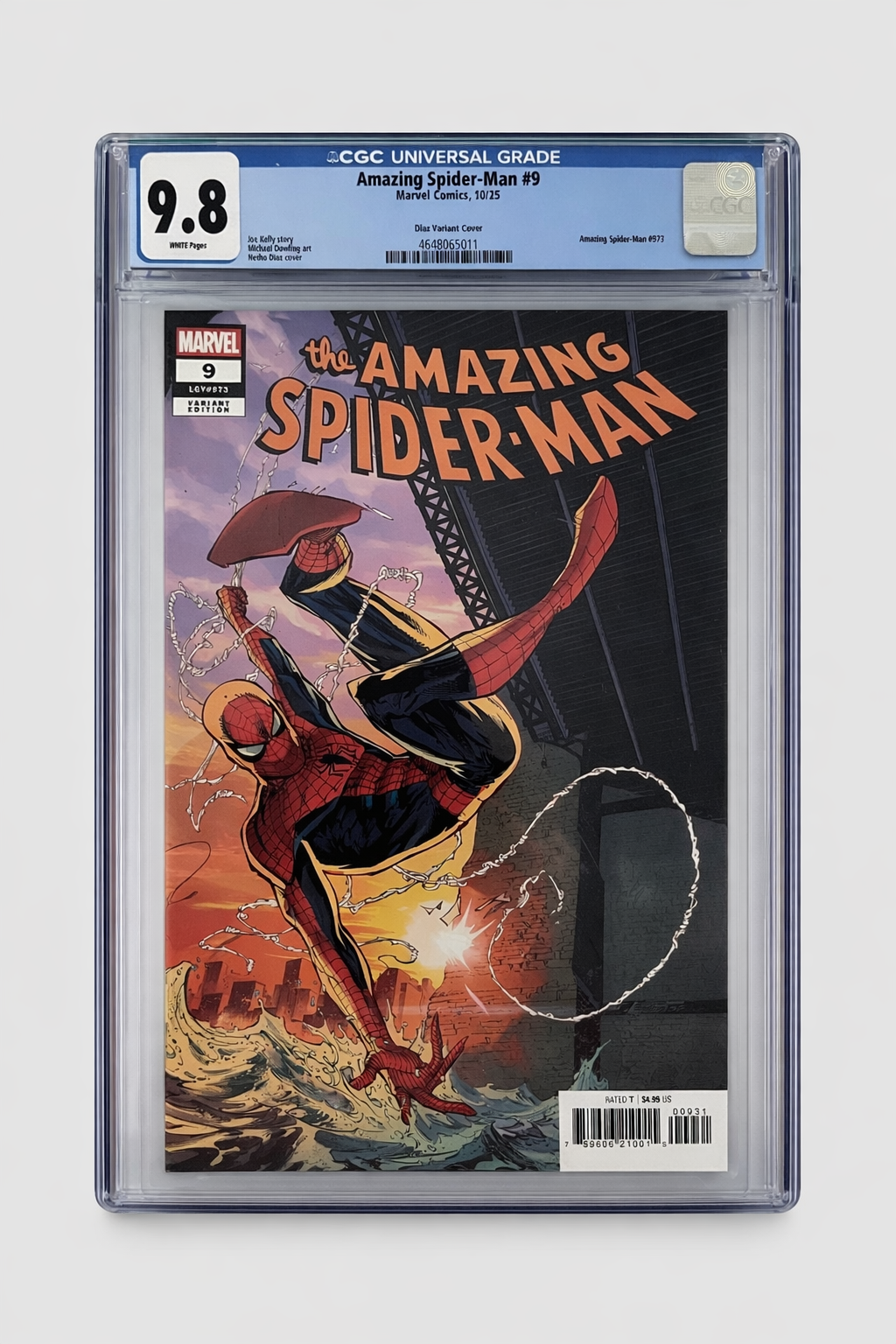Amazing Spider-Man 9 CGC 9.8 Dia variant 2025