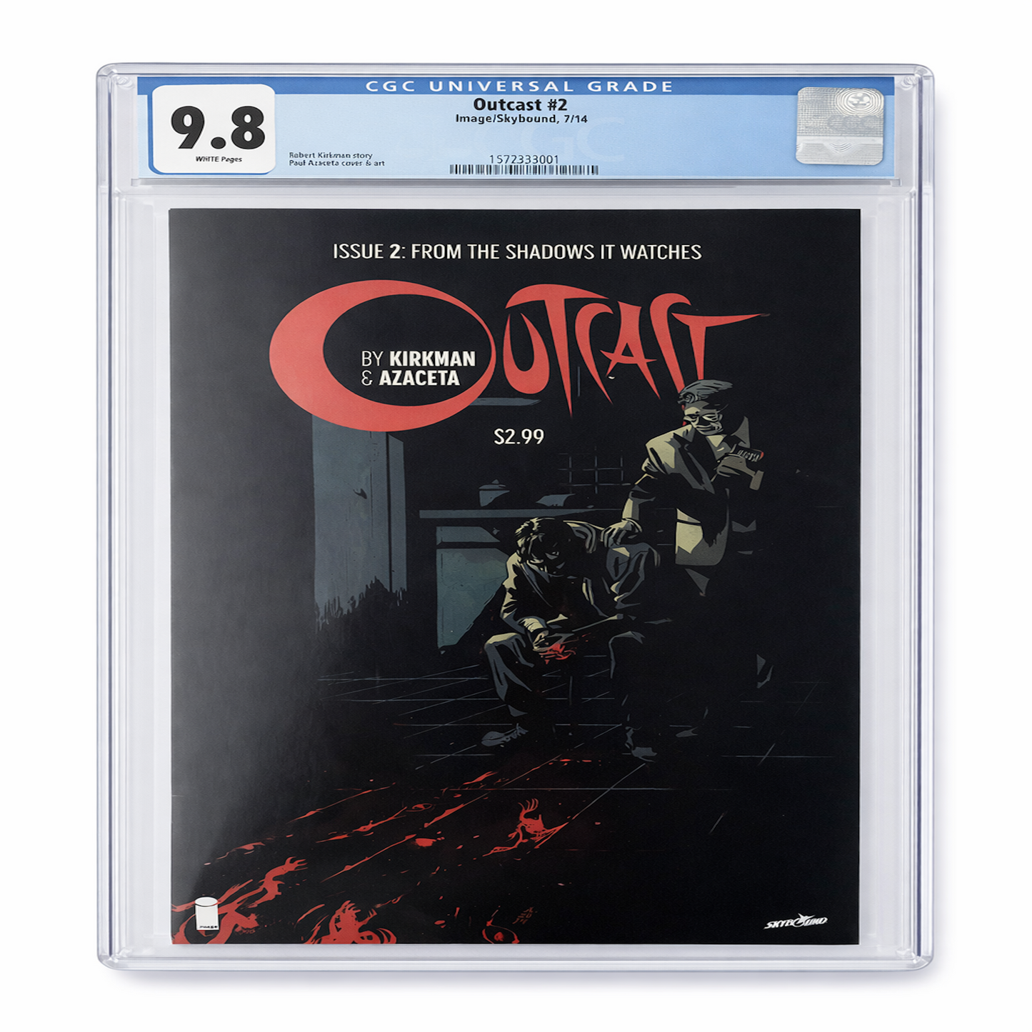 Outcast 2 CGC 9.8 graded comic Image Comics 2014
