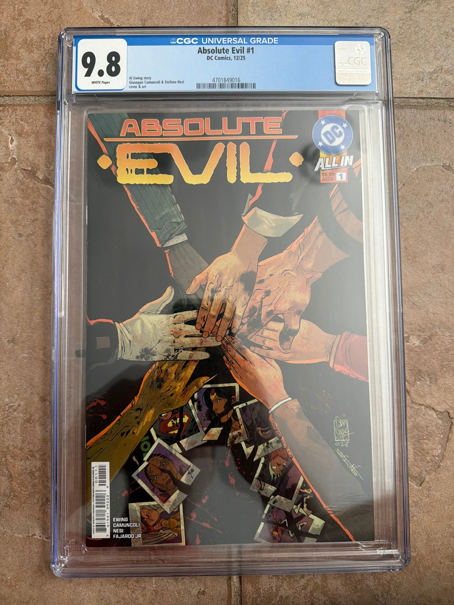 Absolute Evil 1 cgc 9.8